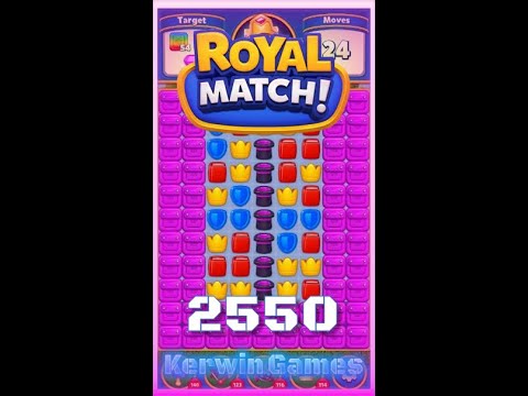 Royal Match Level 2550 - No Boosters Gameplay