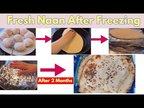 Freezing Naan Secret |How to Keep Naan Soft & Fresh After Freezing!