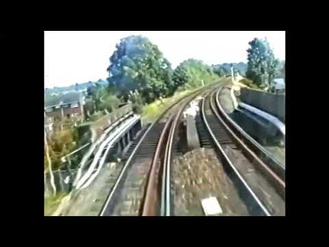 DEMU cab ride from Southampton to Portsmouth 1990