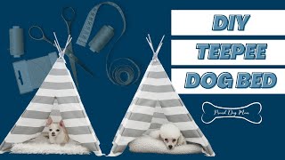 DIY Teepee Dog Bed: A Step-By-Step Tutorial