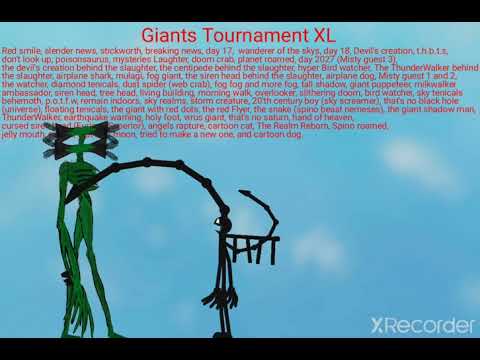 Giants Tournament XL