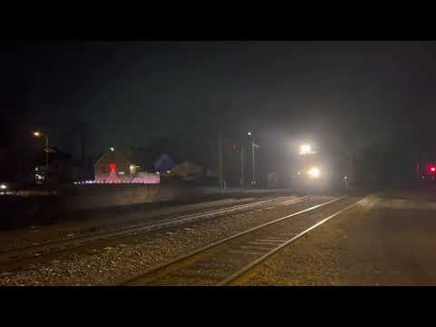 NS 5621 GP38-2 leads CR MA01 with a Nice K5LA Doppler and a shave and a haircut
