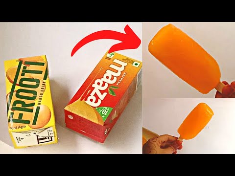 How to Make Mango Ice Cream at Home | Maaza ice cream | Frooti ice cream @NutritiousMeals