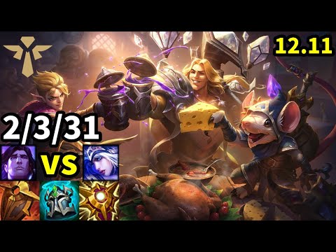 Taric Support vs Ashe - EUW Master | Patch 12.11