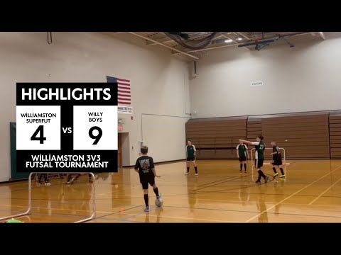 2024 Williamston Futsal Tournament | Superfut vs Willy Boys, 4 - 9 | Game Highlights
