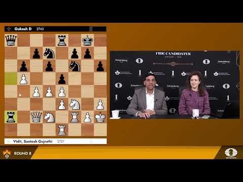 Vishy Anand and Irina Krush take us through the most exciting moments of round 8 | FIDE Candidates