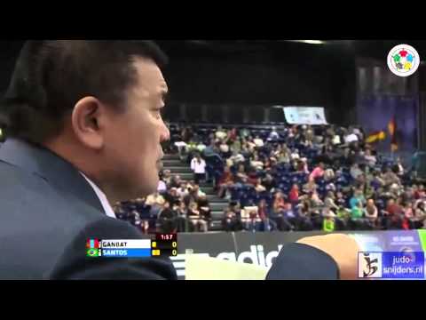 Judo 2013 Grand Prix Dusseldorf: Ganbat (MGL) - Santos (BRA) [-60kg] final