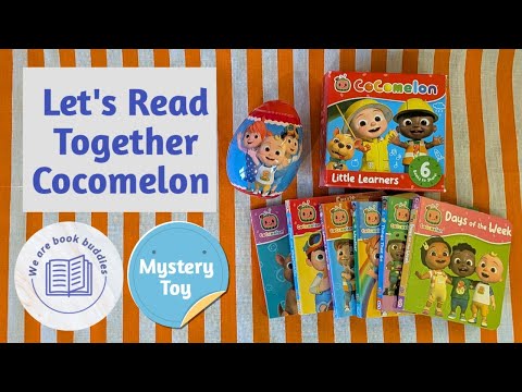 Let's read together 6 mini CoComelon books. Little Learners Pocket Library Then open a surprise egg!