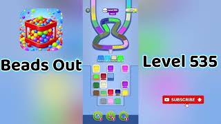 🎮 Beads Out Level 535 Walkthrough 🧩 | Tricky Bead Puzzle Solution | Mini Boss