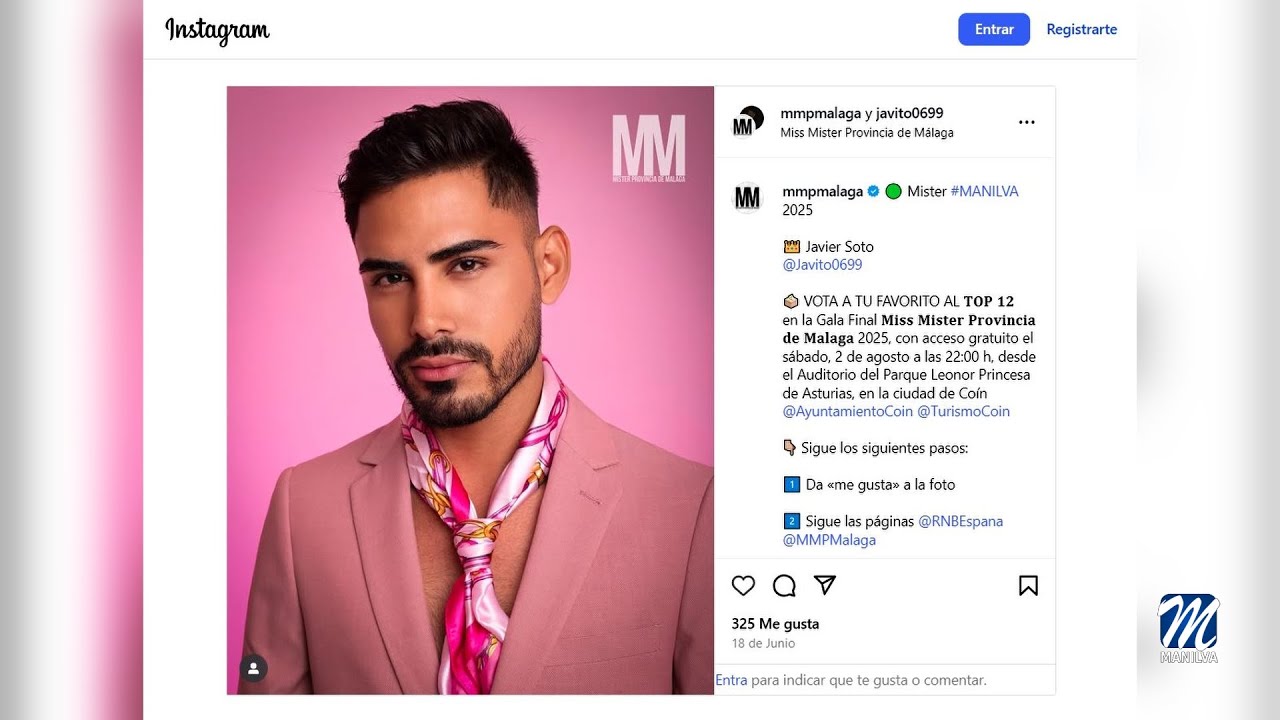 Visita de Míster Manilva a días de la final para Míster Málaga