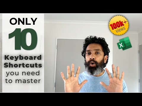 The *ONLY* 10 Excel keyboard shortcuts  you need to master