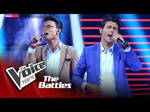 The Battles : Ashintha Perera v Sandun Mahesh | Sanda Ona (Masha) | The Voice Teen Sri Lanka