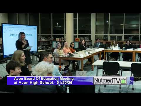 Avon Board of Education Meeting - 01/20/26