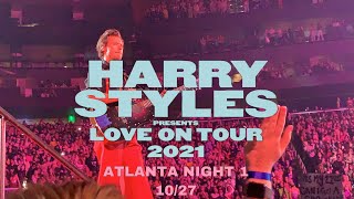 HARRY STYLES LOVE ON TOUR Atlanta Night 1 (FULL CONCERT) 10/27/21