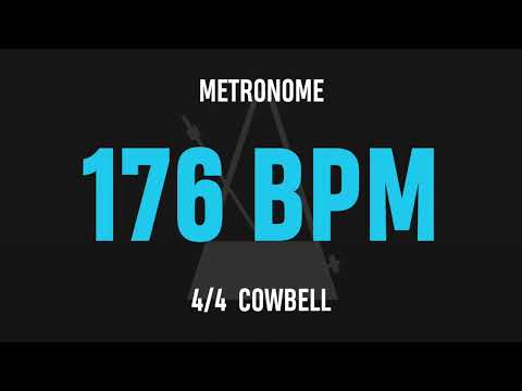 176 BPM 4/4 - Best Metronome (Cowbell)