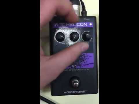 TC Helicon Voicetone X1 'megaphone & distortion Serial #11699708