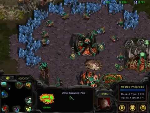 Starcraft Broodwar Zerg vs 7 Terrans (Ultimate Battle)