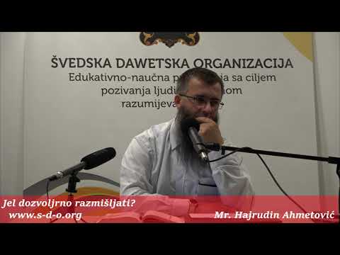 O bezveznom razmišljanju i stavovima... - mr. Hajrudin Ahmetović