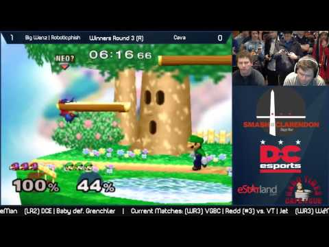 Smash @ Clarendon (12/19/2014) WR3A - Roboticphish vs. Cava