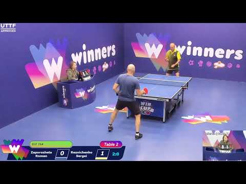 WINners CUP table 2  07.10 Zaporozhets Roman - Reznichenko Sergei  21:00