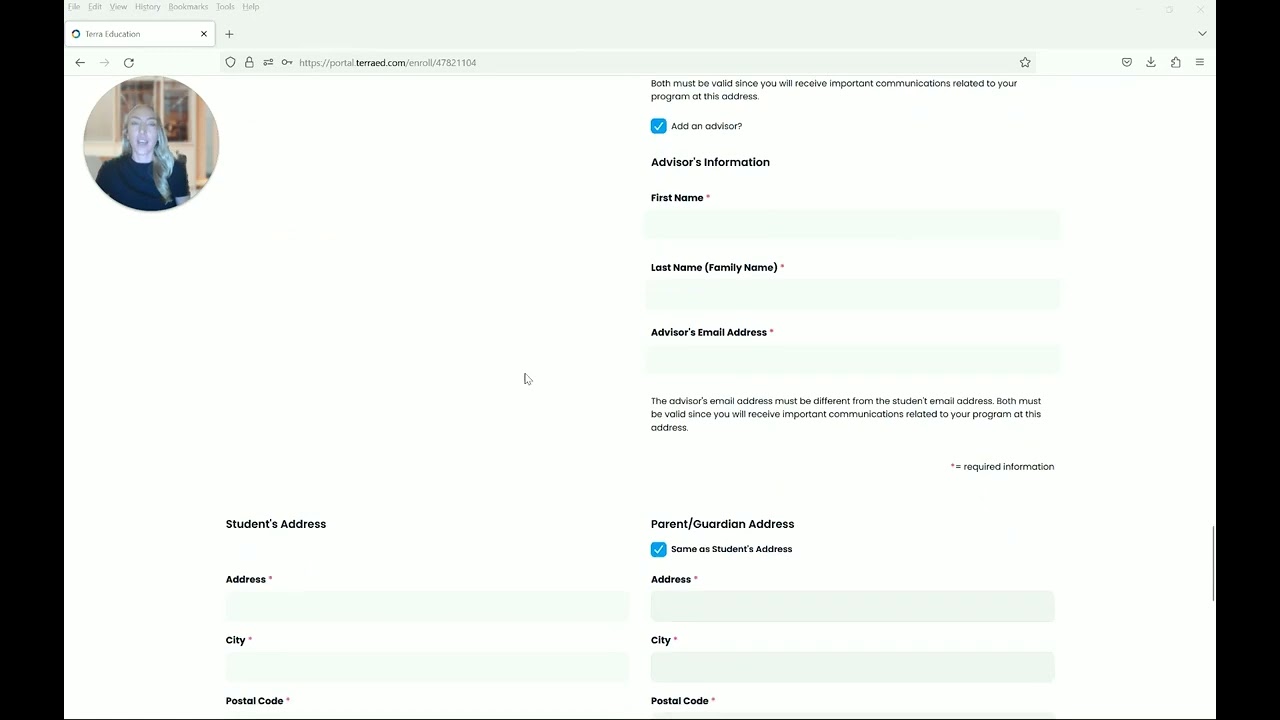 Summer Springboard Enrollment Portal Tutorial