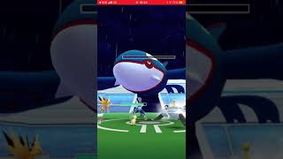 【ポケモンgo 】カイオーガレイドバトル