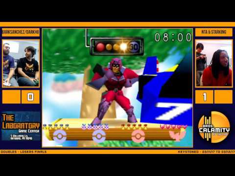 Keystoned | Darkhorse & BarkSanchez vs NTA & Starking - Losers Finals - SSB64 Doubles