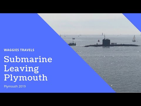 Submarine Leaving Plymouth