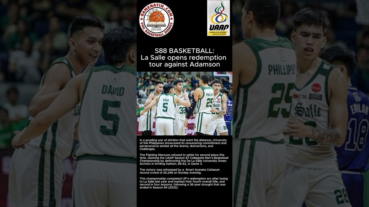 UAAP Basketball: La Salle-Adamson, Ateneo-FEU start off men's basketball action