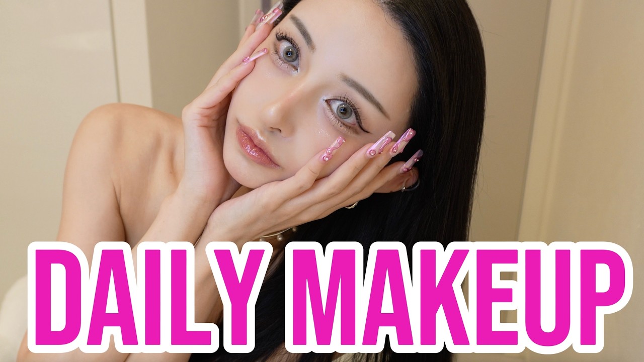 【毎日メイク】ブルベ冬×強強女顔🖤まおちゃるの最新メイクを大公開！