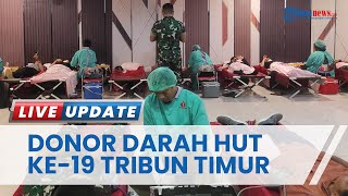 Jelang Ultah ke-19, Tribun Timur Gandeng Dinkes Sulsel & MTC Karebosi Gelar Acara Donor Darah