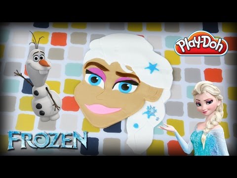 Frozen Play Doh Elsa Tutorial from Disney's Frozen by Kinder Playtime Video