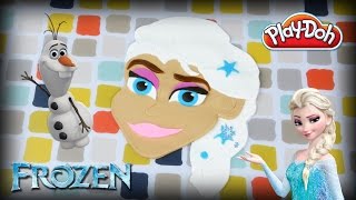 Frozen Play Doh Elsa Tutorial from Disney's Frozen by Kinder Playtime