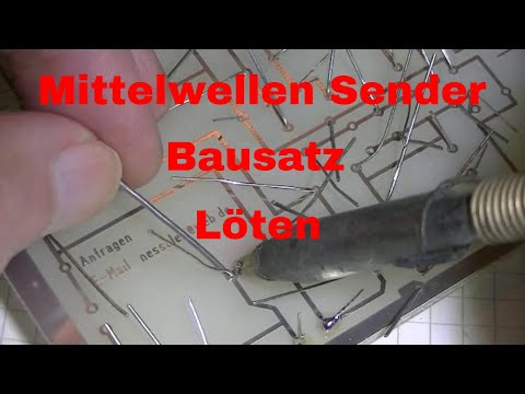 Mittelwellensender Bausatz Aufbau - eflose #953