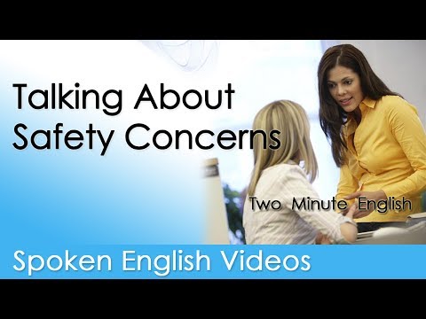 簡單的英語課程 - 安全問題 - 在線英語課程 (Simple English Lesson - Safety Concerns - Online English Classes)