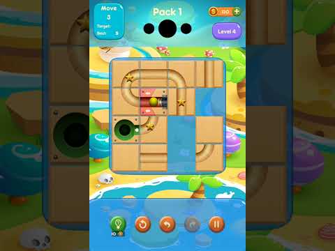 Ball sliding puzzle