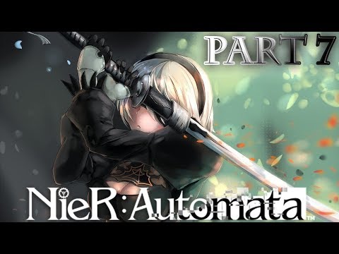 NieR Automata прохождение Part 7 (Встреча с А2)