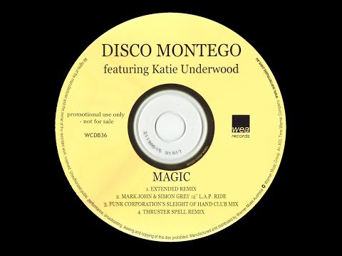 HOUSE COLLECTION | Disco Montego feat. K. Underwood : Magic (Mark John & Simon Grey 12" L.A.P. Ride)