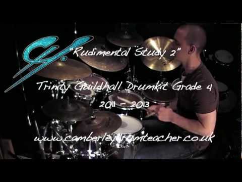 Grade 4 Rudimental Study 2 - Trinity Guildhall Drum Kit