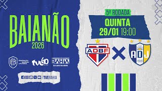 BAHIA DE FEIRA 1X2 JEQUIÉ | PARTIDA COMPLETA | #BaianãoNaTVE - 29/01/2026