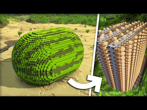I Built a Huge MELON Farm in Minecraft