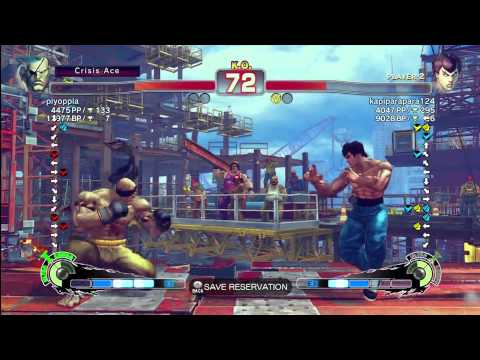 SSF4 AE [Sagat] piyoppia vs piparapara124 [Feilong]