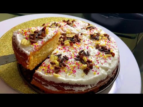 Velvet vanilla cake | by Sadika’s Mini World | easy cake recipe
