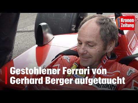 Gestohlener Ferrari von Gerhard Berger aufgetaucht | krone.tv NEWS