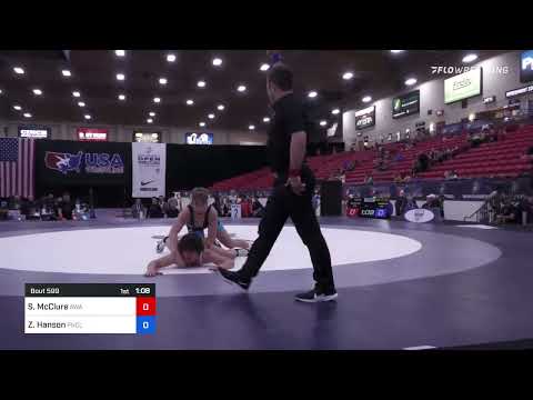 65 Lbs 3rd Place - Smokey McClure, Ascend Wrestling Academy Vs Zach Hanson, Pinnacle Wrestling Clu