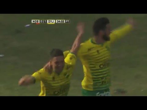 Gol de Martínez. Newell's 0 - Defensa 1. Fecha 14. Primera División 2016.