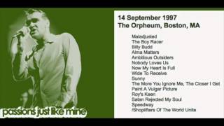 MORRISSEY - September 14, 1997 - Boston, MA, USA (Full Concert) LIVE