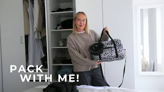 Pack With Me! | Carry On Baggage ONLY for a rainy city break