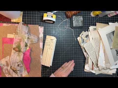 Scrappy Saturday! - Book Page Scraps!