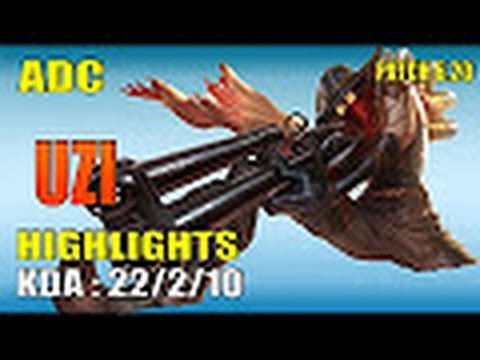 RNG Uzi Jhin vs Lucian -  ADC NA SoloQ   | Highlights 2016